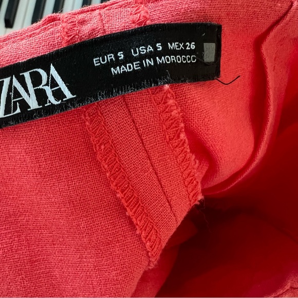 Zara Red Linen Skort Set - Picture 6 of 6
